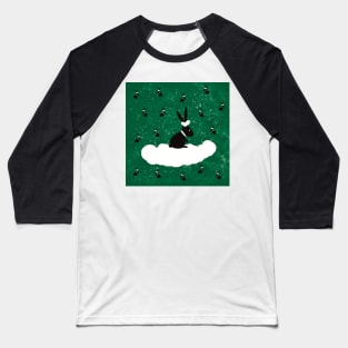 Black rabbit Baseball T-Shirt